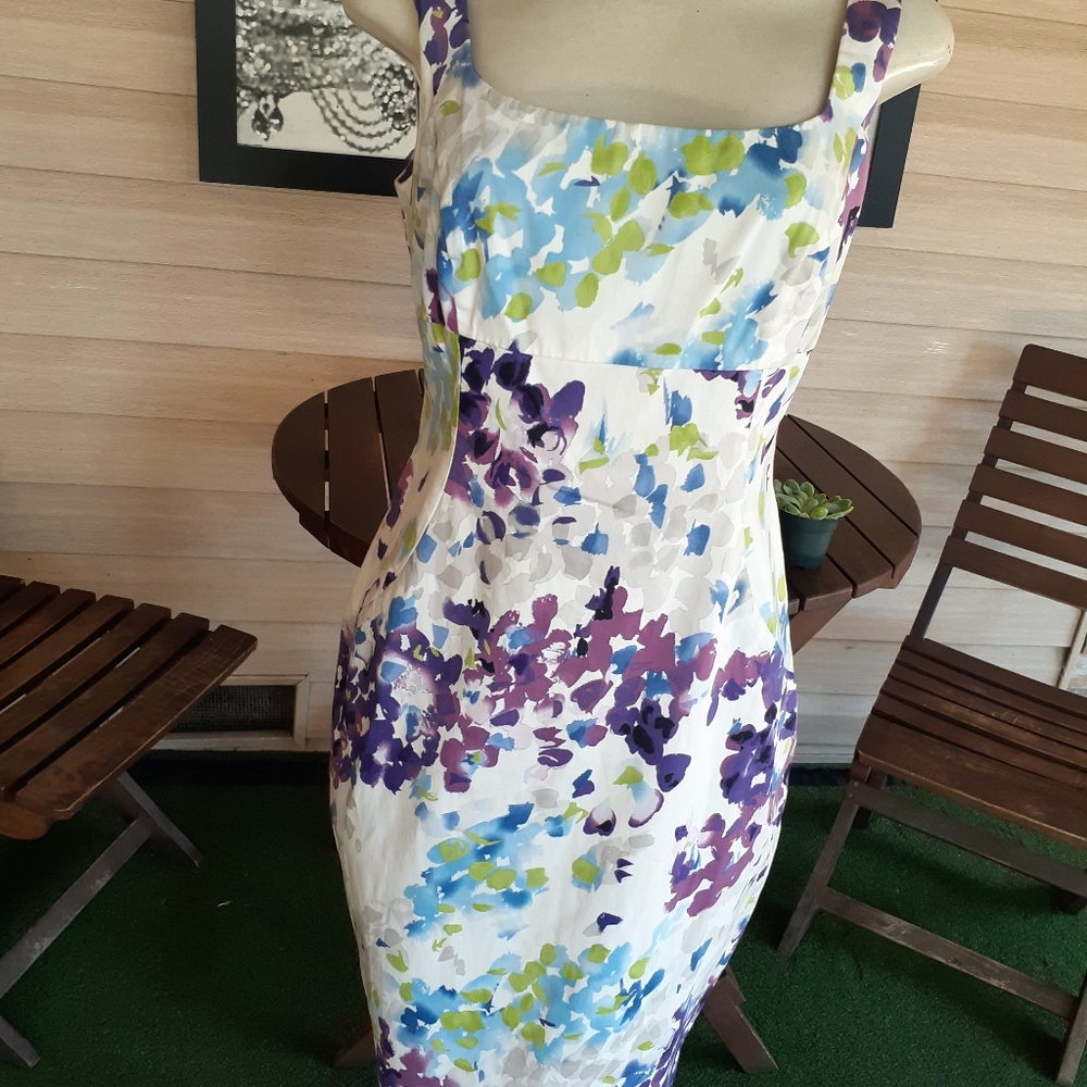 Muse Floral Print Dress Size 4